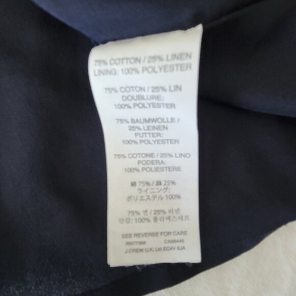 NWOT J. Crew Blue Drop Waist - Picture 7 of 10